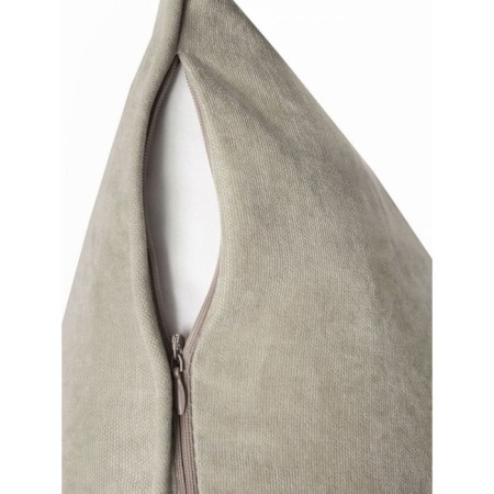 Decorative pillowcase "Tina", size 45x45 cm, light gray color-1