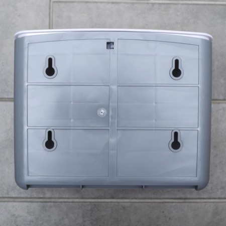 Dispenser for paper towels in sheets, plastic, 21.5 × 9 × 26.5 cm, white color-7