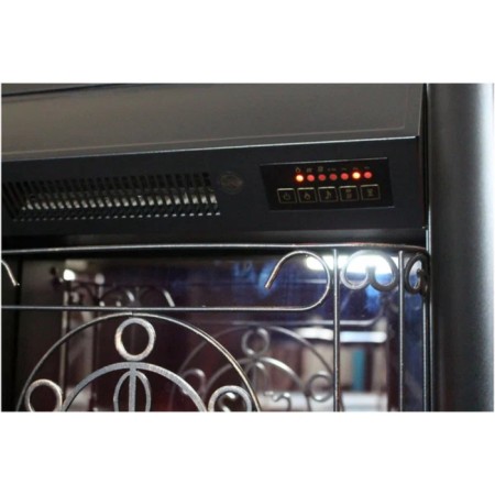Elektogchag Realflame Majestic Lux Black, 1550 W, remote control, 2 heating modes, sound. Effect-1