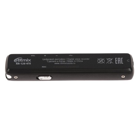 RITMIX RR-120 4GB, MP3/WAV, display, metal case, black-1