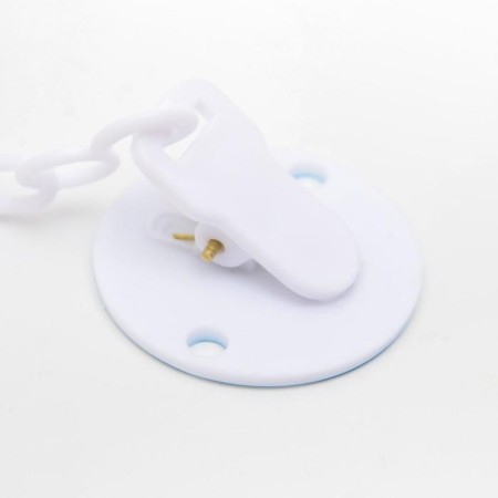 Holder for the nipple - dummy "Mom and kids: bunny", on the chain-5