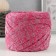 Knitted yarn "Ribbon" with Lurex 85m/170 ± 5 g (fuchsia, lurex: silver)