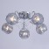 Ashley chandelier 5x40W E27 chrome 55x55x20cm