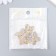 Decor for creativity Metal "Butterfly" rhinestones, gold 2.5x2.5 cm