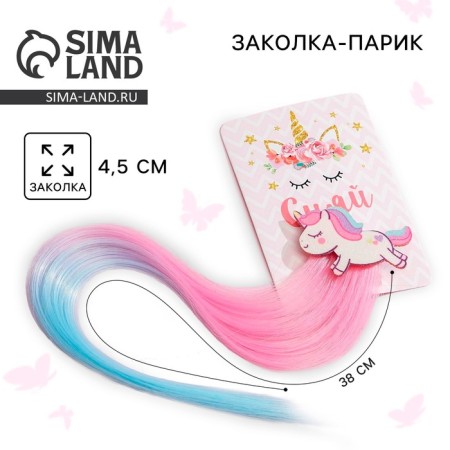 Hair hair clips, color strand "shine"