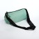 Youth bag with zipper, green color