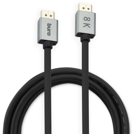 Buro DisplayPort (M)/DisplayPort (M) 5m audio cable. gilding. Black (BHP-DPP-1 107481-1