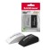 Set of Erasers 2 pieces Erich Krause, Sensor Black & White, 50 x 18 x 23 mm, soft, hypoallergenic, in blist