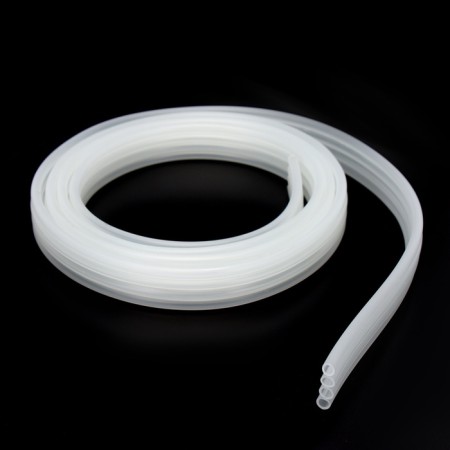 Silicone compressor tube for compressor, Ø 4 mm, 2 m, 4x-pipe
