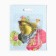 Set "Chickens" towel 40x73cm, sarzha 190g/m2, cookies for cookies