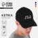 Women's cap Mikro kosmos, black color, rr 56