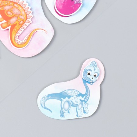 Cardboard sticker 2 layers "era of dinosaurs" 17x12 cm-1