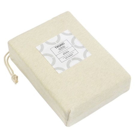 ELS sheet Essential, size 180x200x30 cm, gray-beige color-4