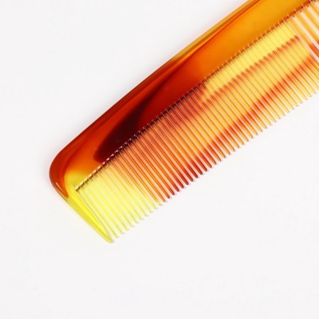 Combined comb, 22.5 × 4.5 cm, amber color-3