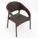 Armchair "Rattan Ola Dom", brown, 58 x 62 x 80.5 cm