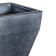 Kashpo for flowers "Quadro" 40x40x34 cm, 36 l, color black granite