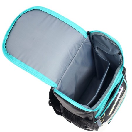 School standard, 36 x 26 x 16 cm, + bag for shoes 40 x 32 cm, calligrata n "Game", black-10
