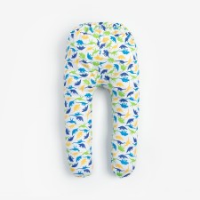 Sliders for a boy, white color/dinosaurs, height 80 cm