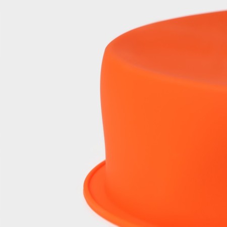 Baking uniform “Circle”, silicone, 28 × 5.5 cm, inner diameter 26 cm, orange color-4