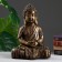 Figure "Buddha prays" bronze, 33x23x18cm