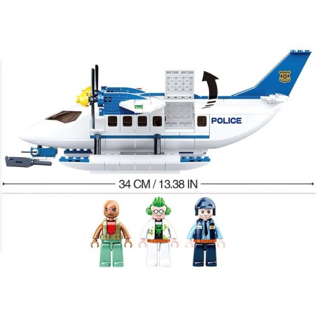 Constructor Police "Hydroplan", 380 parts, in the package-1