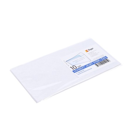 E65 110 x 220 mm envelopes set, without telling, without a window, a tear -off tape, an internal print, 80 g/m2, 10 pieces-2