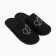 Male slippers, black color, size 41