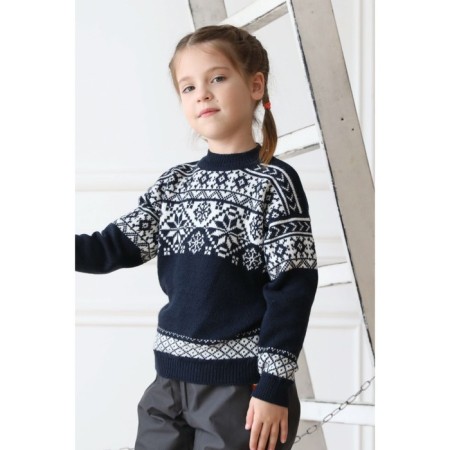 Children's sweater, size 28, blue color-3