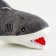 Soft toy "Shark", 55 cm, gray color