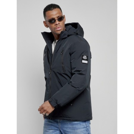 Male jacket, size 58, dark blue color-7