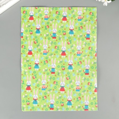 Decorative felt "Seasons. Spring" 1mm, 21x29.7cm (5pcs)-1