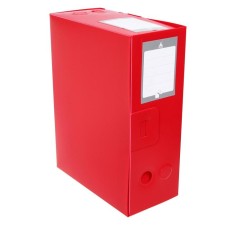 A4 archive folder A4, a root of 120 mm, plastic, calligrata, cut fastener, red, up to 1100 sheets