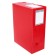 A4 archive folder A4, a root of 120 mm, plastic, calligrata, cut fastener, red, up to 1100 sheets