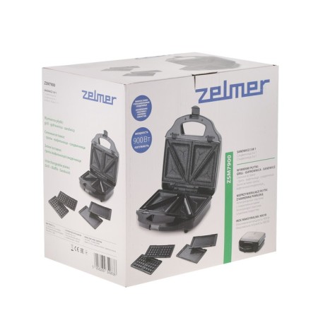 Zelmer ZSM7900 3IN1, 900 W, anti-stick coating, black-silverye-11