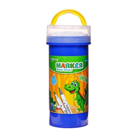A set of markers 18 colors is bilateral, in plastic tube mix-9