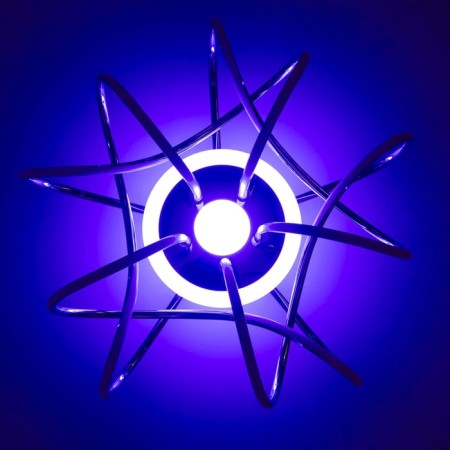 Ceiling CITILUX CULCH "JMINI SMART" CL229A151E 50x50x23 cm, 5x19W, LED, Gray color.-37