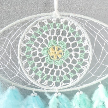 Dreams of "Eye. Lace" Blue-Glory 35x65 cm-1