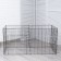 Animal aviary "Pigzon" 6 sections on clips 60 x 60 cm, Sh.p. 37-40 mm, folding, black
