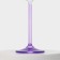A set of glass glasses for champagne Rainbow Fresh, 210 ml, decor, 6 pcs