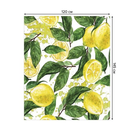 Tables on the table "Lemon tree", rectangular, oxford, size 120x145 cm-1