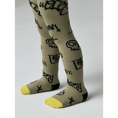 Pantyhose baby cotton Conte Kids Tip-Top, height 80-86 cm, mustard color-2
