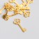 Suspension "Key" Color Gold 2x1 cm