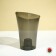 Pot for orchids, 1.3 l, 13.6 × 14.1 × 20 cm, plastic, transparent gray