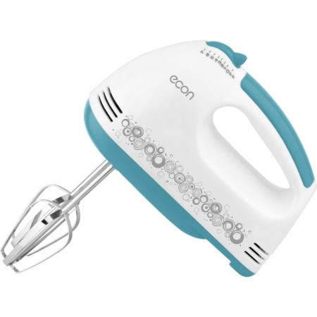 Mixer ECON ECO-101MX, manual, 300W, 7 speeds, 2 nozzles, white-blue color