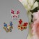 Brooch "Assorted" butterflies of fluttering, Mix color (indivisible packing 12 pcs., Price per pcs.)