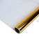 The film self -adhesive, metallized, gold, 0.45 x 3 m, 30 μm
