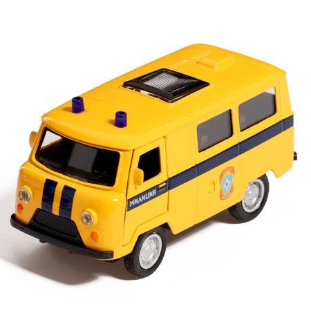Metal machine “UAZ 3962. Special equipment”, inertia, 1; 32, light and sound effects, mix color-6
