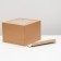 Confectionery packaging with a window of rhombus, craft, 27 x 27 x 20 cm