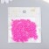 Glass beads 6/0 "neon-pink" 15 grams
