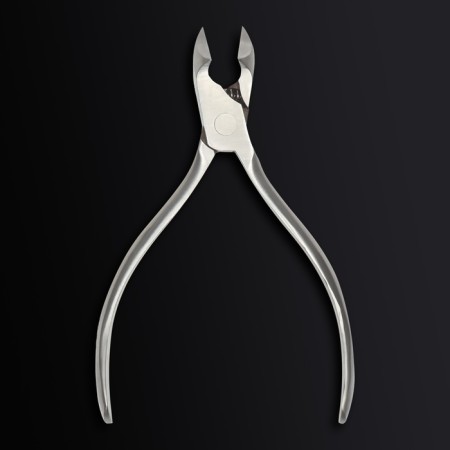 Pedicure nippers "Premium", hidden spring, 12.2 cm, blade length - 15 mm, silver color-8